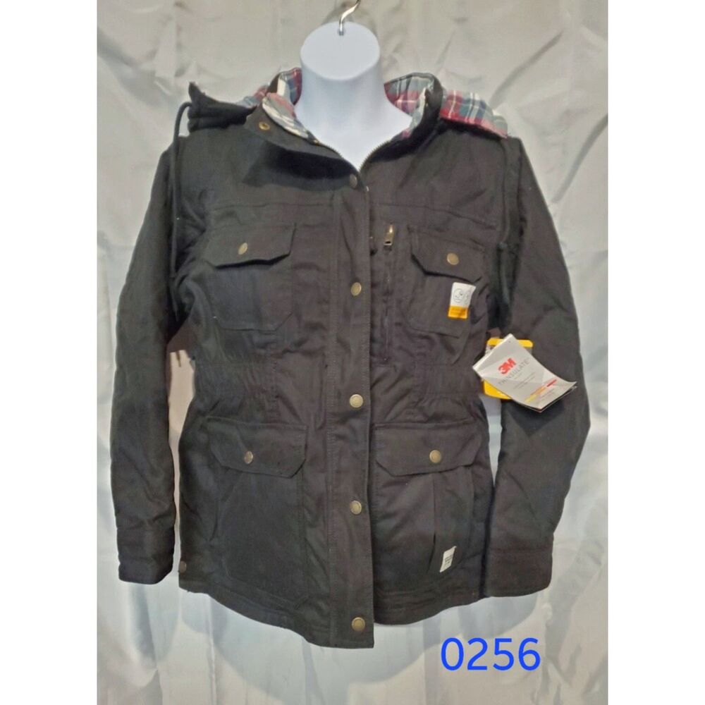 Eddie Bauer Workwear Coat - 3M Thinsulate -  Black / XL - 0256